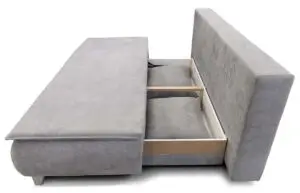 ספת אירוח נפתחת למיטה דגם אנה - ספת אירוח מפנקת עם 4 כריות , נפתחת למיטה זוגית גדולה 160 על 200 עם ארגז מצעים , פתיחה קלה , ניתן להזמין במגוון רחב של צבעים , על רגליים גבוהות מנגנון פתיחה קל