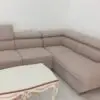 סלון פינתי נפתח למיטה דגם מילאנו - תמונה מבית לקוח מרוצה הסלון בגודל 280 על 212 על רגליים גבוהות נפתח למיטה זוגית גדולה עם ארגז מצעים ענק וידית מתכווננת