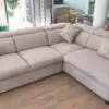 סלון פינתי נפתח למיטה דגם בנגקוק - תמונה מבית לקוח שהעשה הזמנה מיוחדת בבד ספיישל בז סלון פינתי נוח מאוד ישיבה רכה , רגליים גבוהות גודל הסלון 275 על 220 יבוא בלעדי של המותג ביאנקו הסלון הפינתי נפתח למיטה זוגית גדולה עם ארגז מצעים גדול