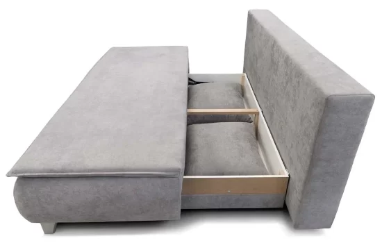 ספת אירוח נפתחת למיטה דגם אנה - ספת אירוח מפנקת עם 4 כריות , נפתחת למיטה זוגית גדולה 160 על 200 עם ארגז מצעים , פתיחה קלה , ניתן להזמין במגוון רחב של צבעים , על רגליים גבוהות מנגנון פתיחה קל